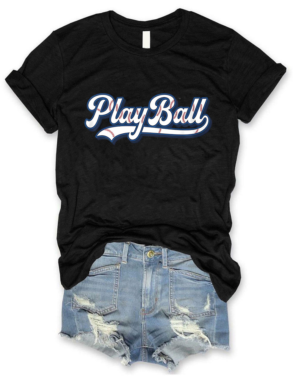 Play Ball Baseball Mom T-Shirt