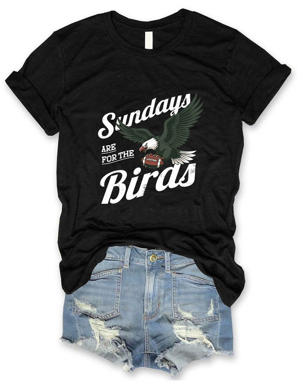 Sundays Are For The Birds Eagles Football T-Shirt