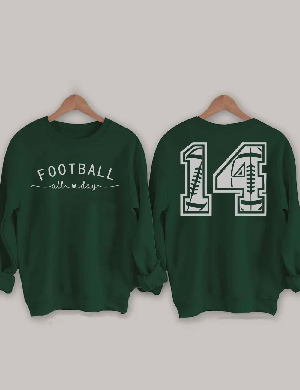 Football All Day Custom Sweatshirt