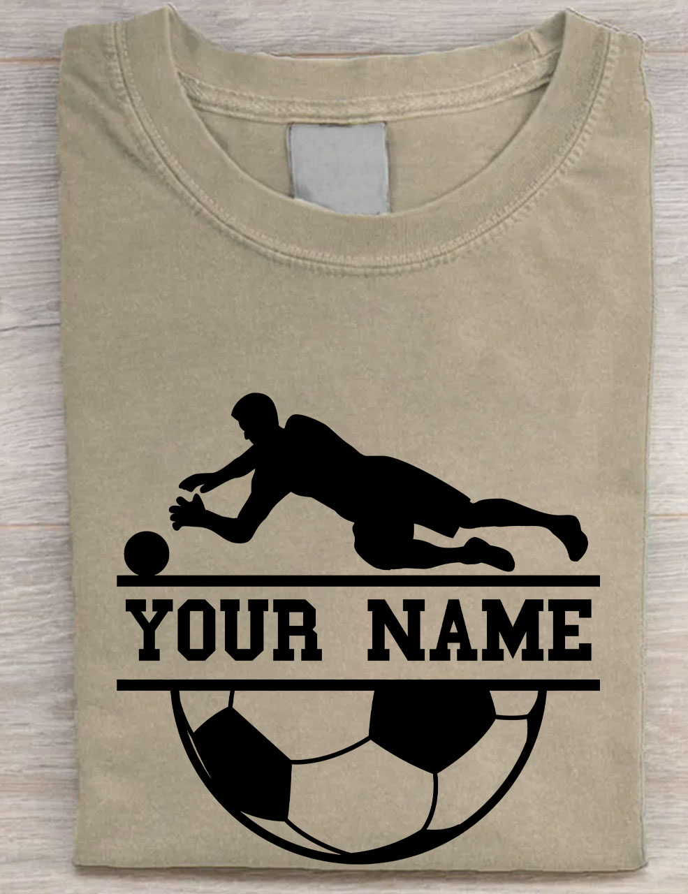 Custom Goalkeeper Football Player T-shirt