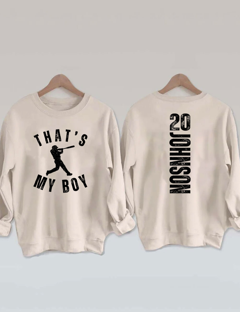 Custom That's My Boy Football Mom Sweatshirt