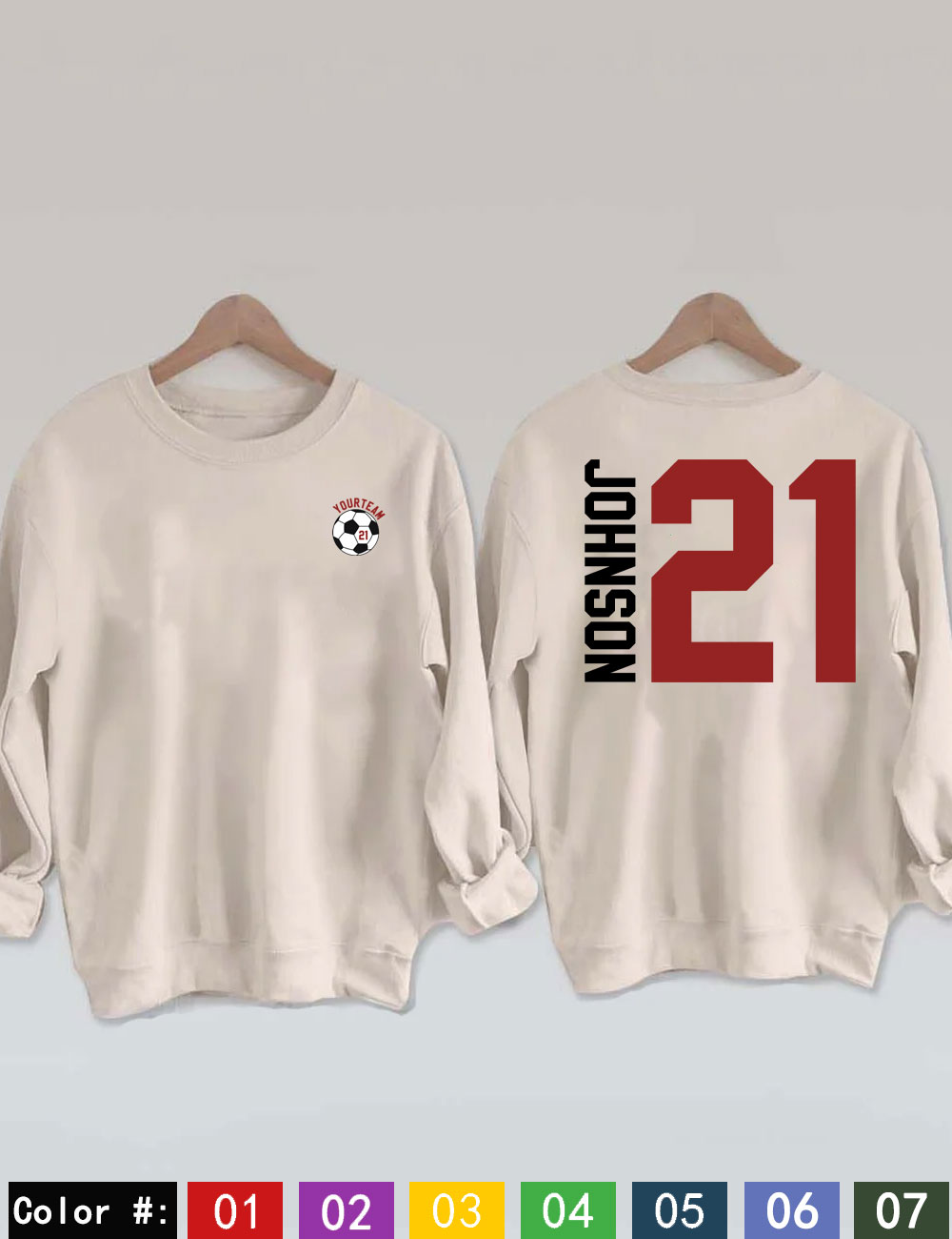 Custom Soccer Sweatshirt
