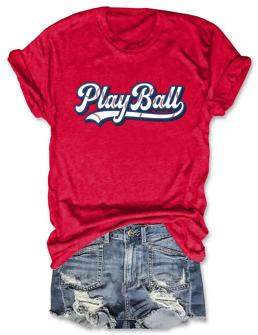 Play Ball Baseball Mom T-Shirt