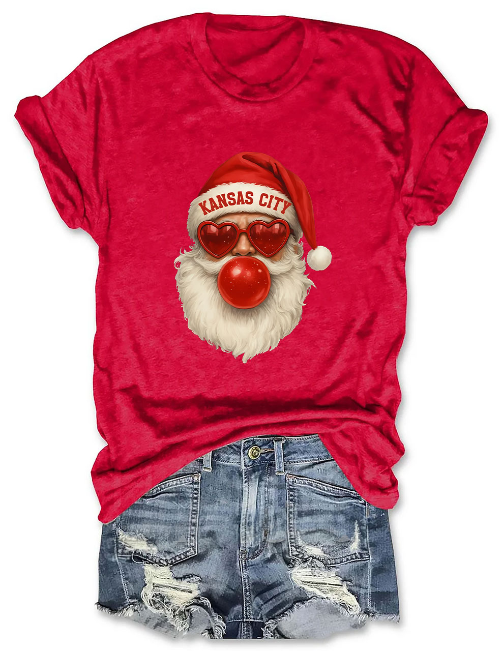 Kansas City Football Christmas T-Shirt