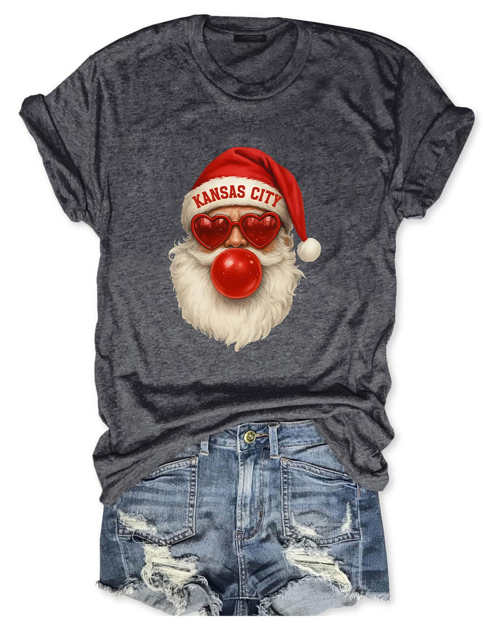 Kansas City Football Christmas T-Shirt