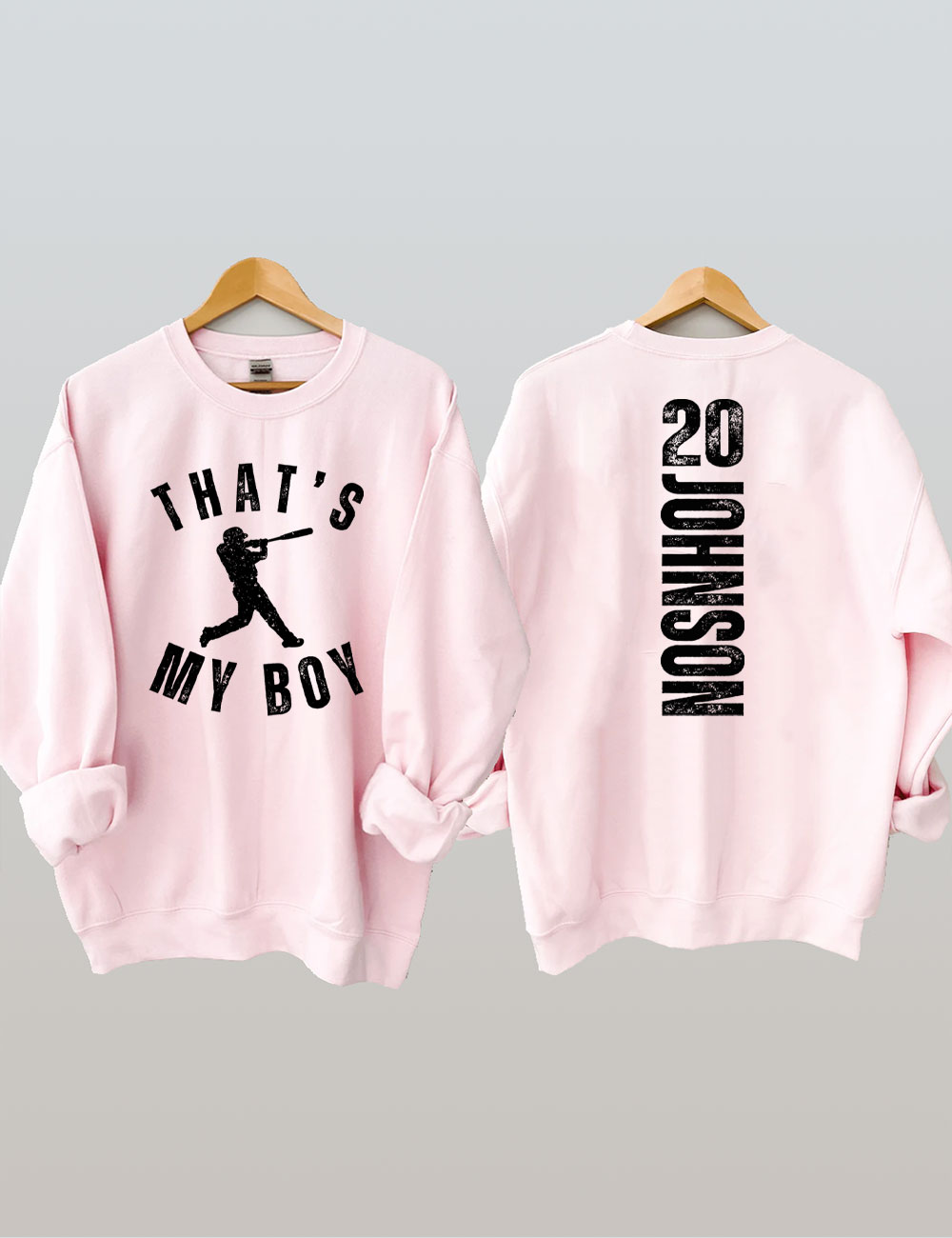 Custom That's My Boy Football Mom Sweatshirt