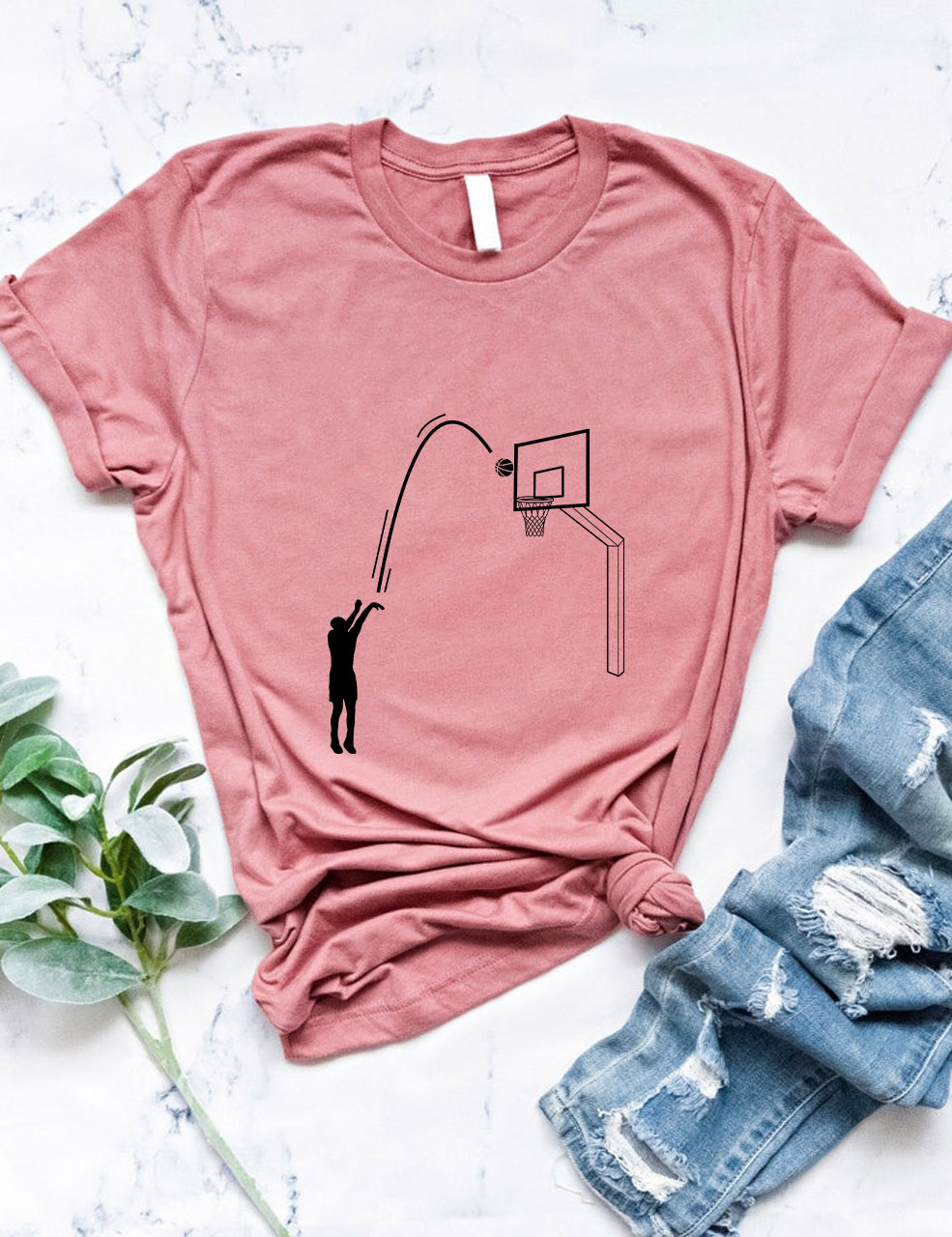 Basketball Jump Shot T-Shirt