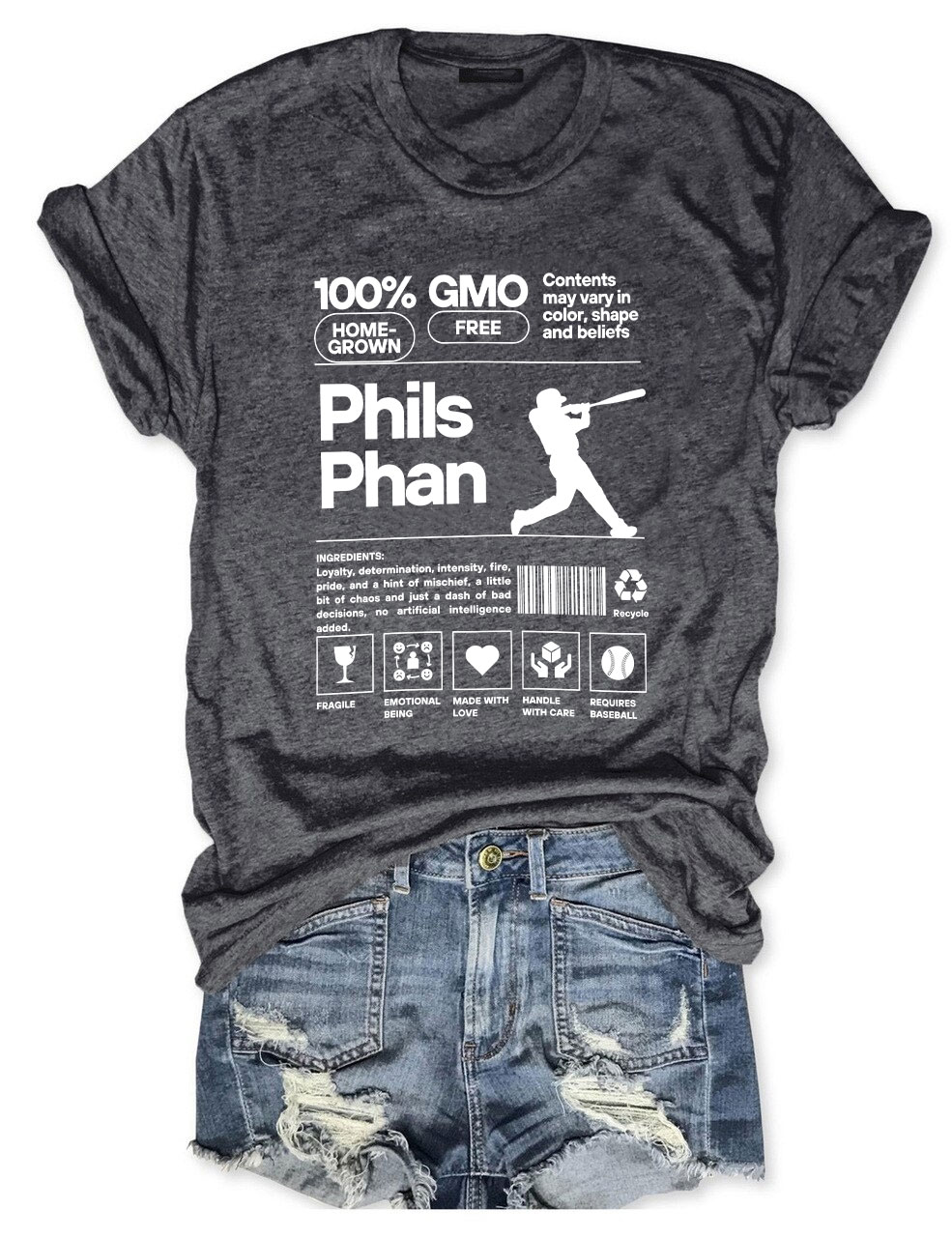 Phillies Phan Baseball T-Shirt