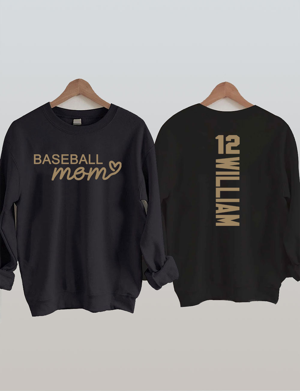 Baseball Mom Customized Sweatshirt