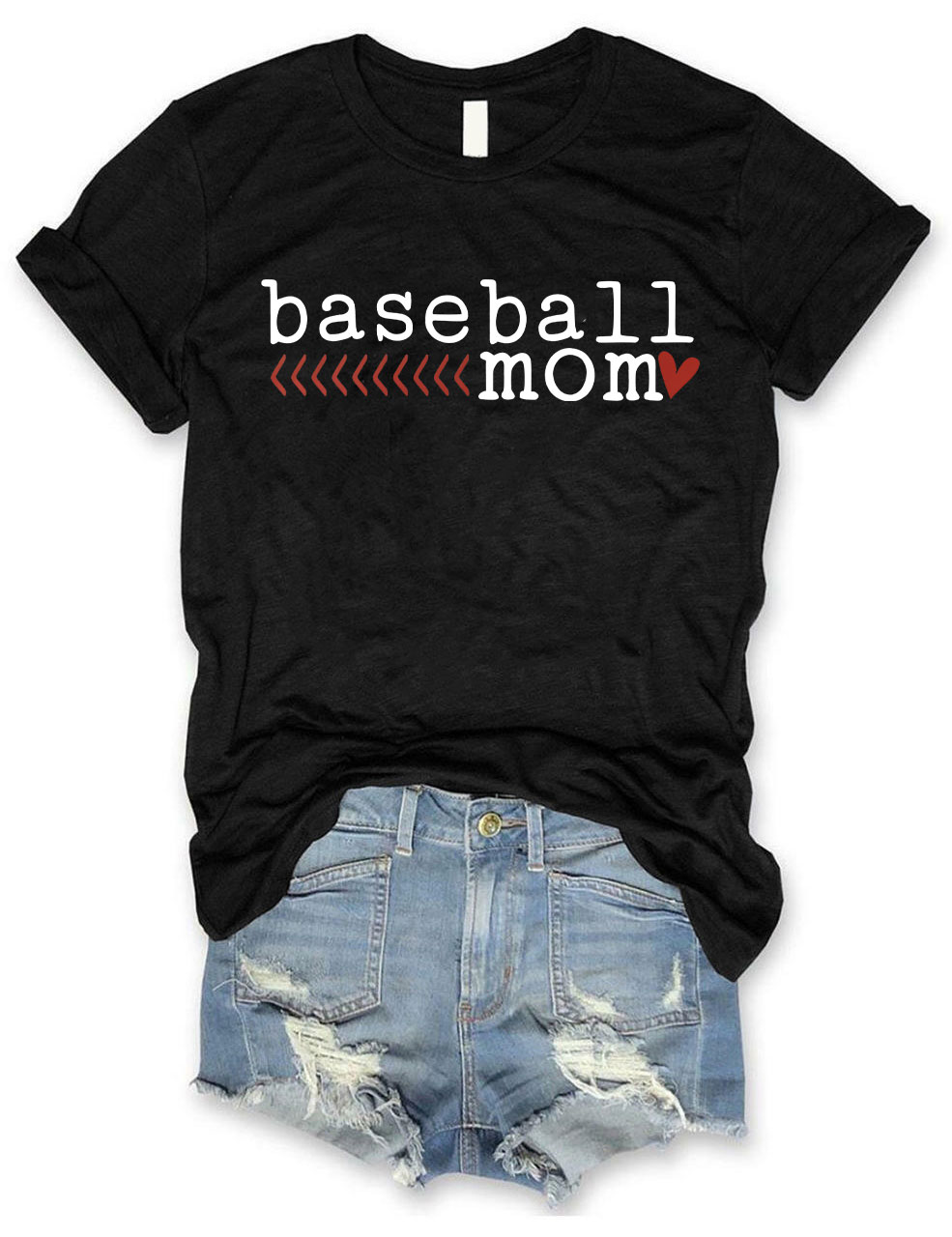 Cute Baseball Mom T-shirt