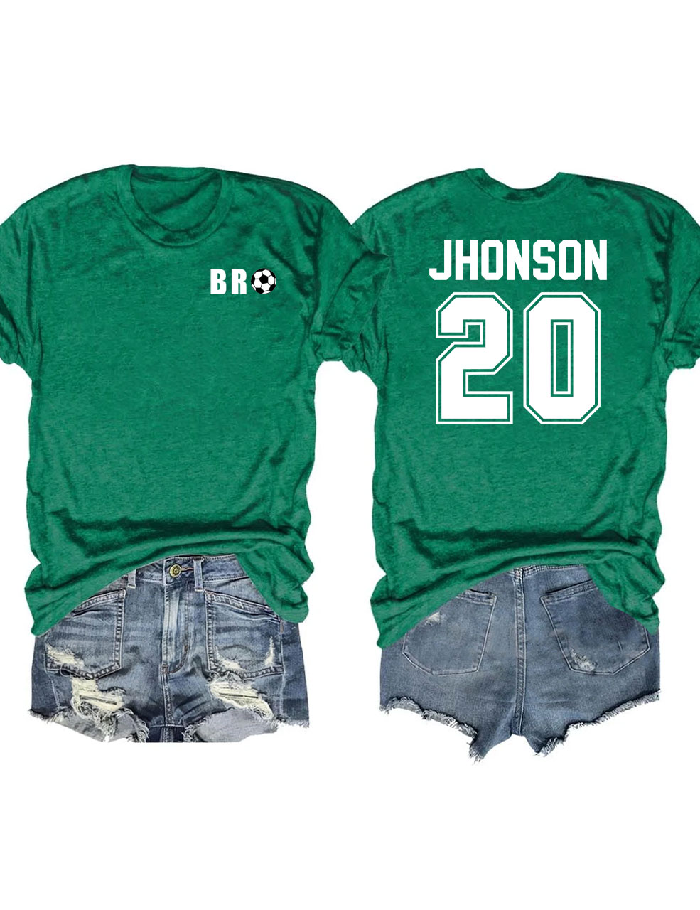 Custom Football Bro T-shirt