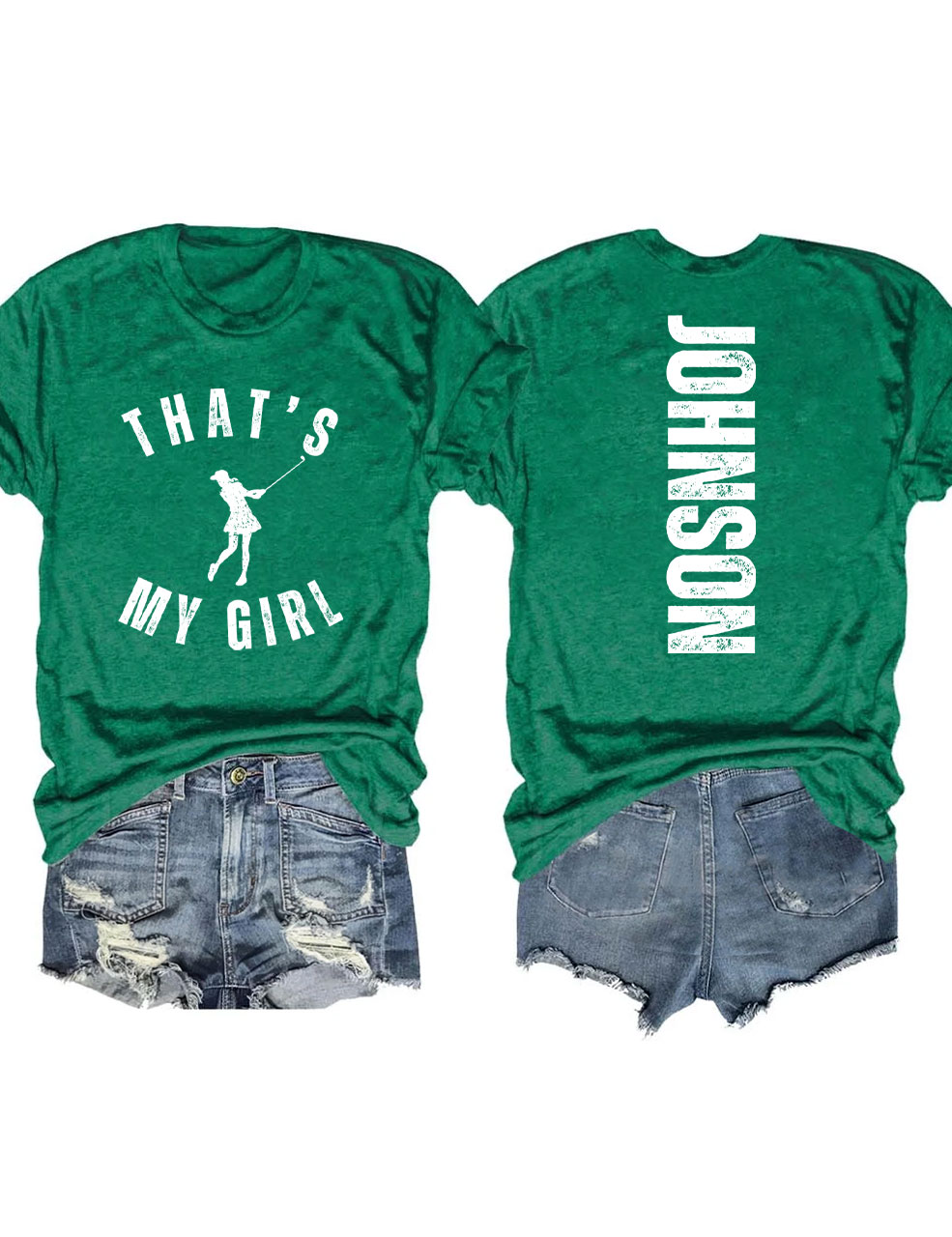 Custom That's My Girl Golf T-shirt