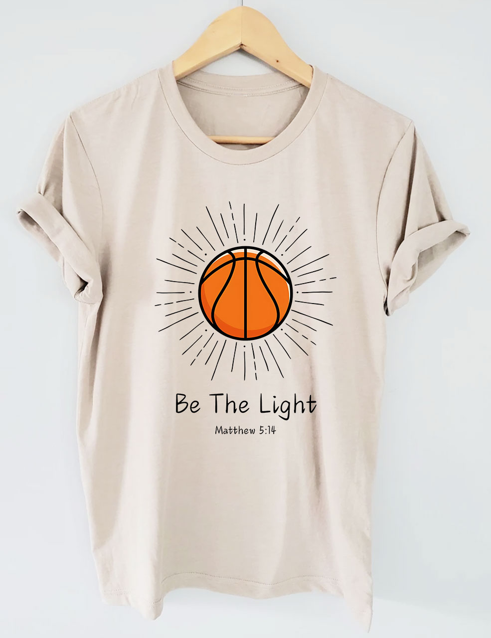 Be The Light Basketball T-shirt