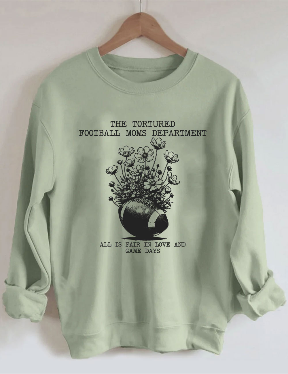 Tortured Football Moms Department Sweatshirt
