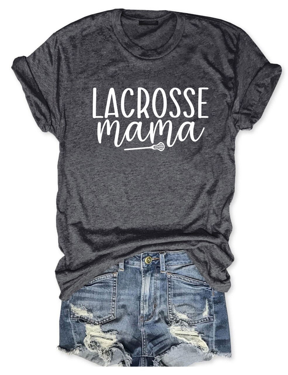 Lacrosse Mama Funny T-shirt