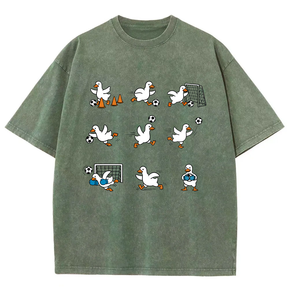 Funny Goose Soccer Washed T-shirt