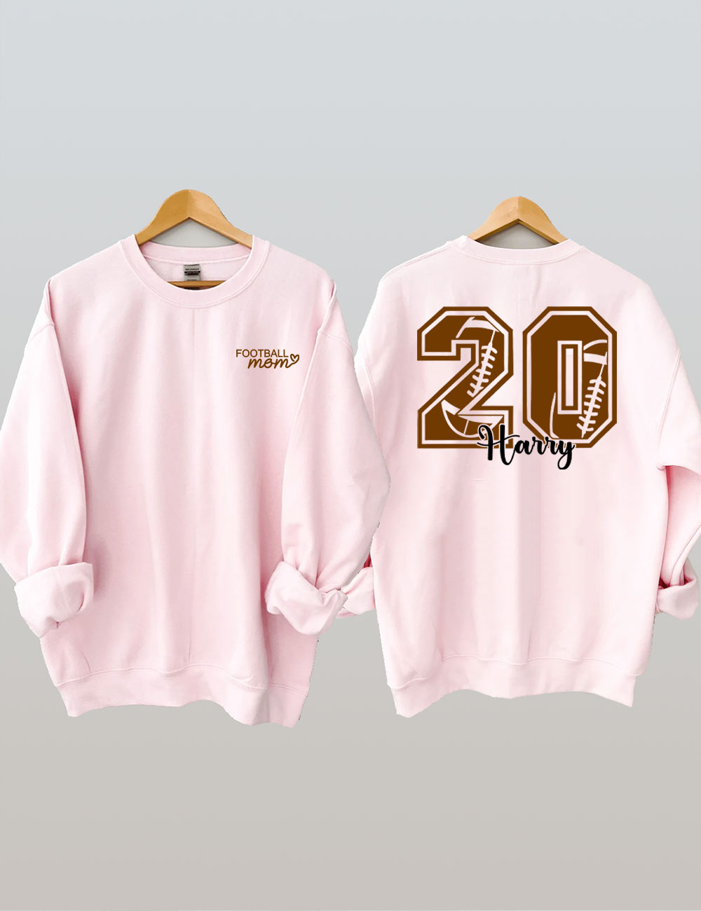 Customized Football Mom Sweatshirt