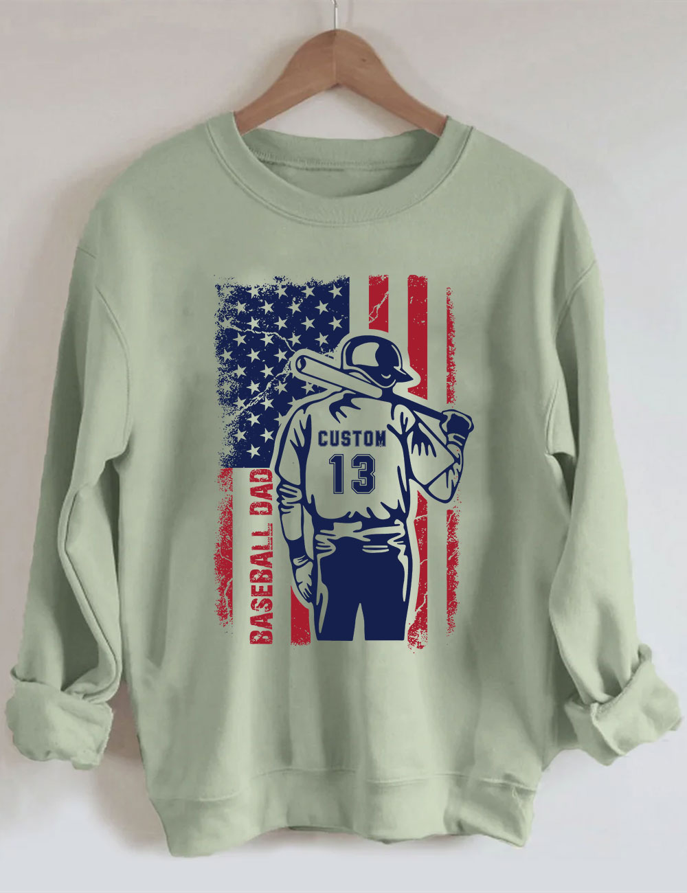 Custom Baseball Dad Sweatshirt