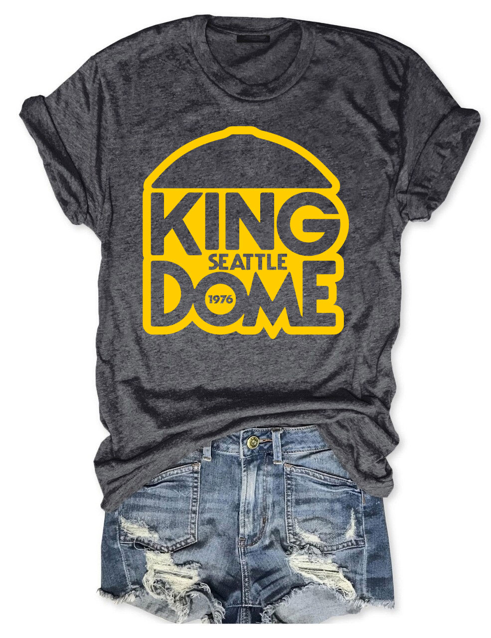The Kingdome 1976 Baseball T-shirt