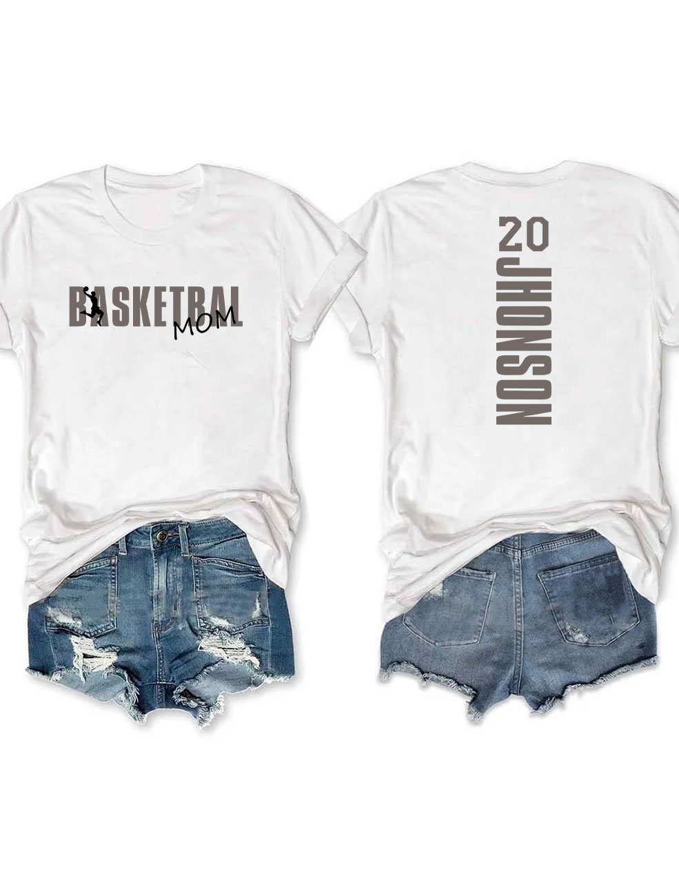 Custom Basketball Mom T-shirt