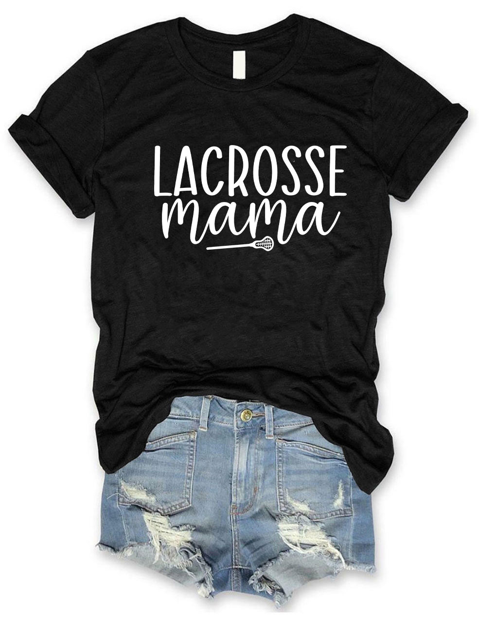 Lacrosse Mama Funny T-shirt