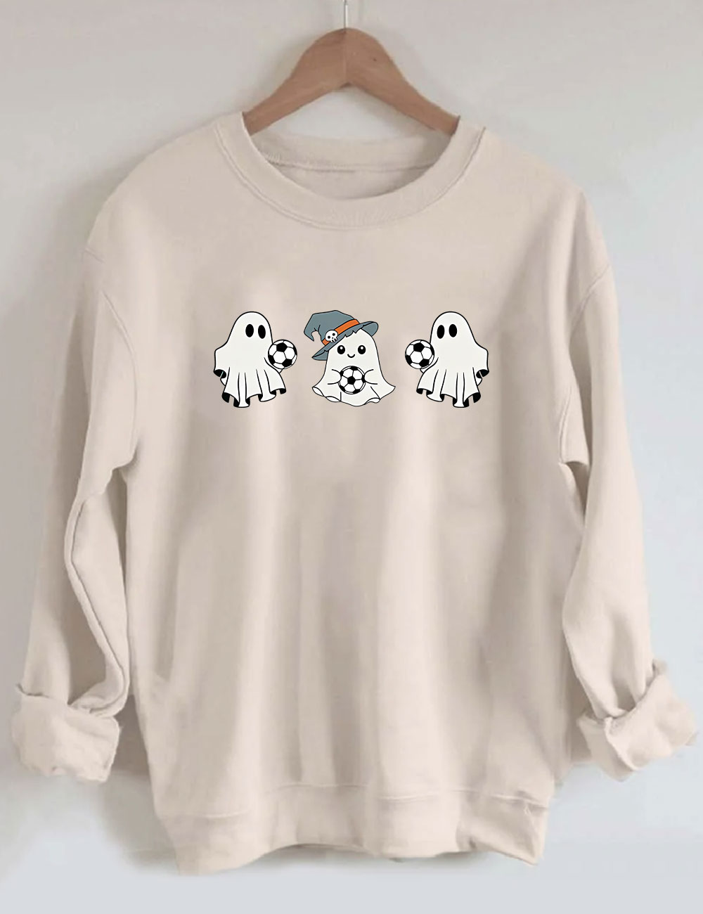 Soccer Ghost Funny Sweatshirt