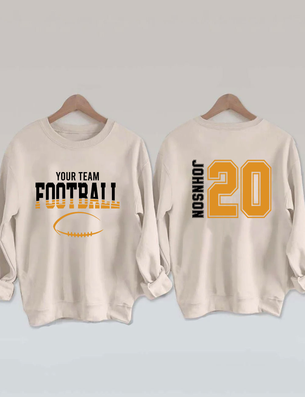 Men's Personalized Senior Football T Shirt Custom Football Senior