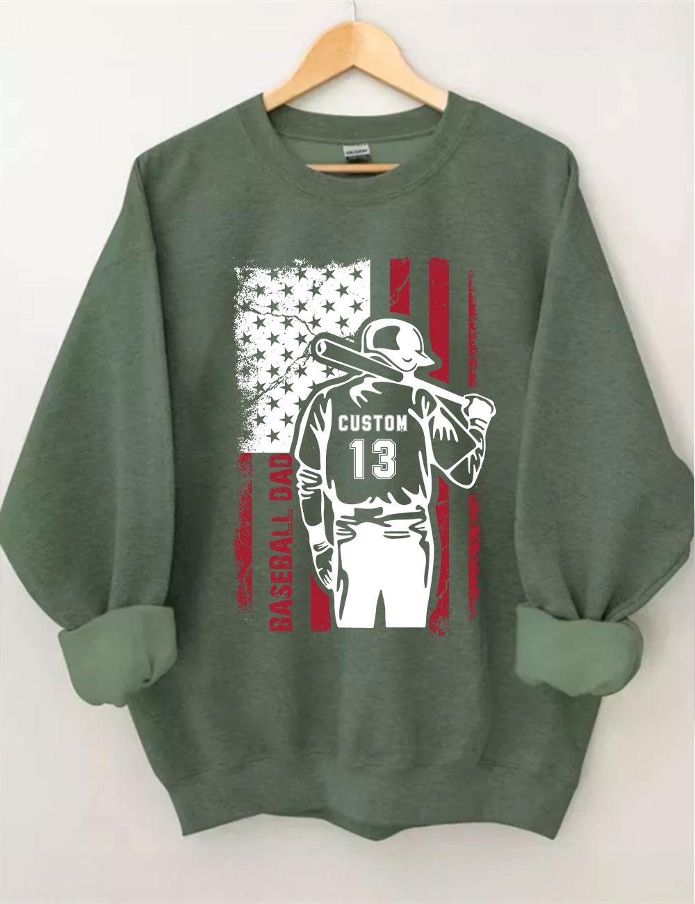 Custom Baseball Dad Sweatshirt