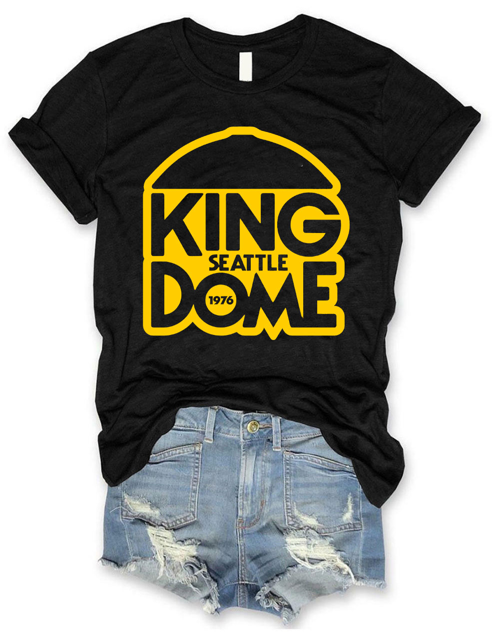 The Kingdome 1976 Baseball T-shirt