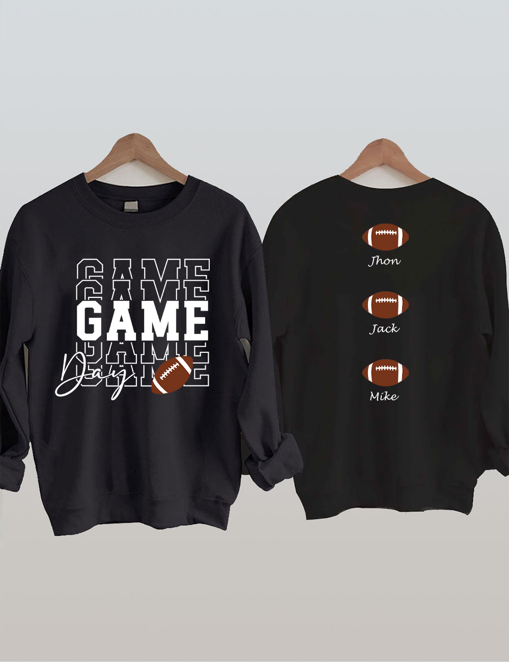 Custom Football Game Day Sweatshirt
