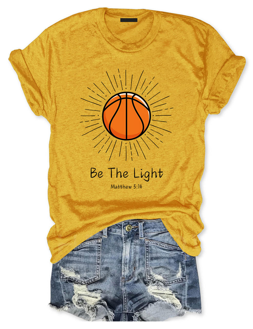 Be The Light Basketball T-shirt