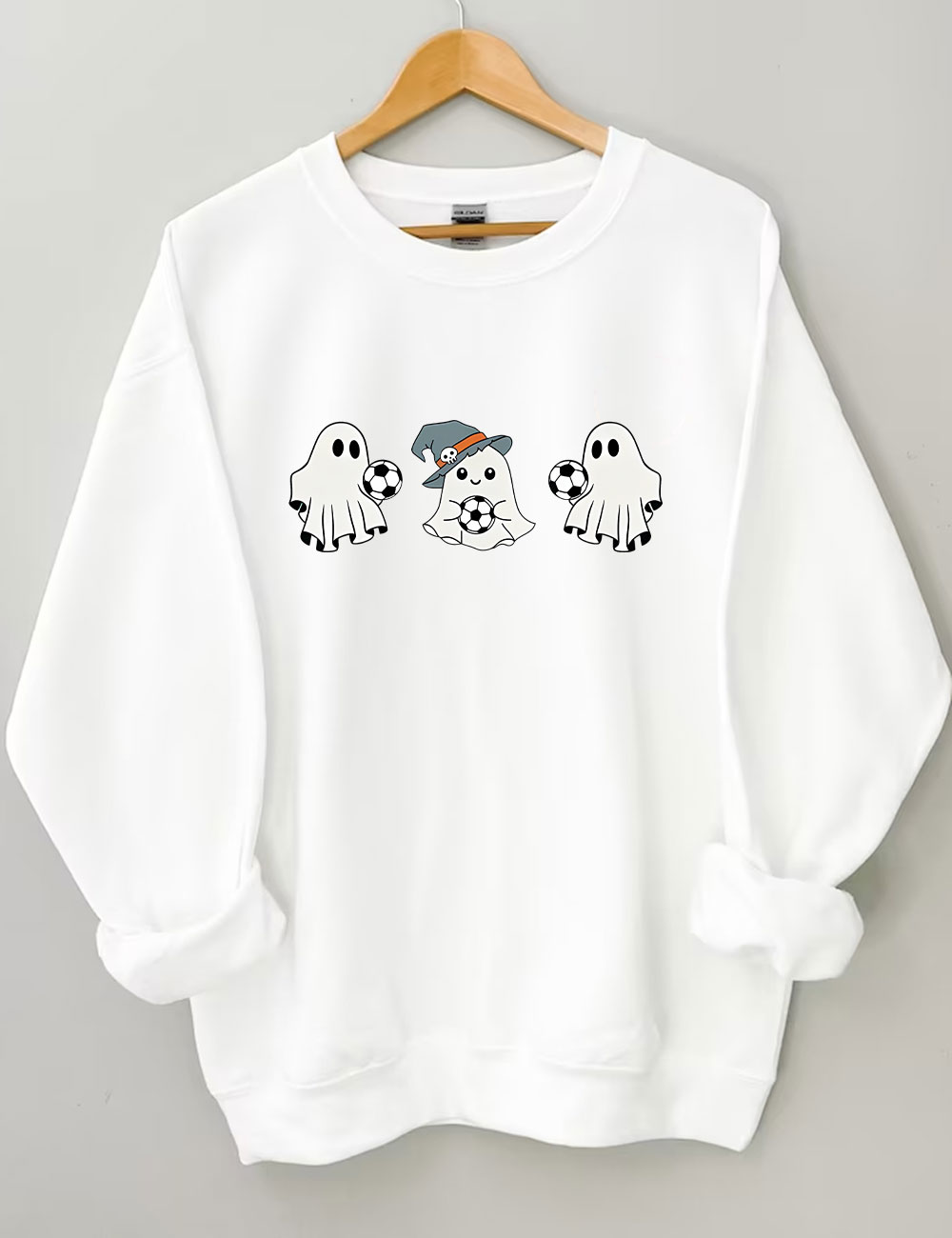 Soccer Ghost Funny Sweatshirt