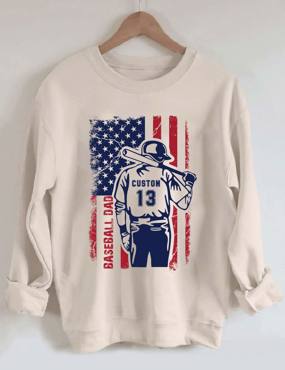 Custom Baseball Dad Sweatshirt