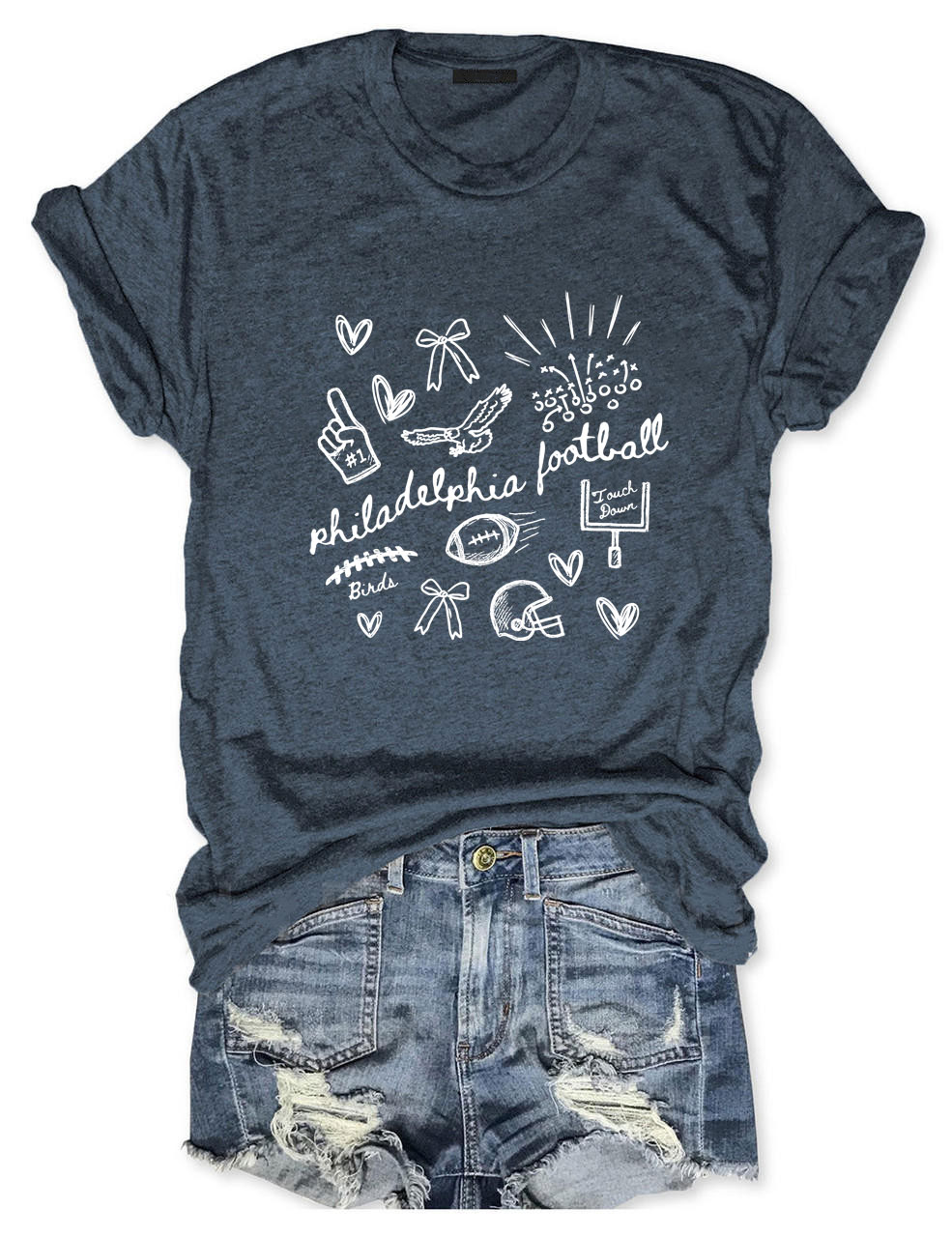 Trendy Philadelphia Football T-Shirt