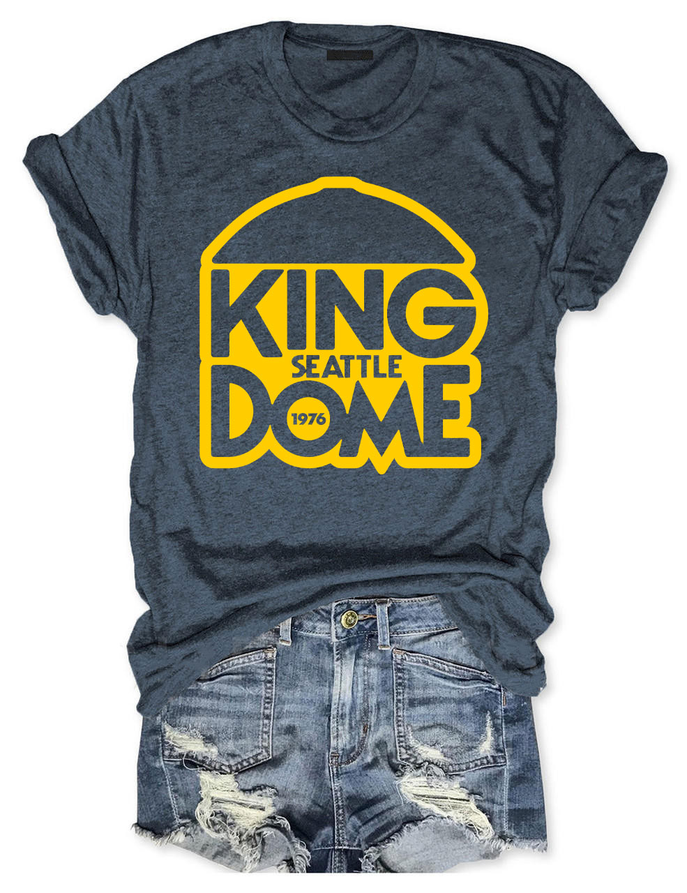 The Kingdome 1976 Baseball T-shirt