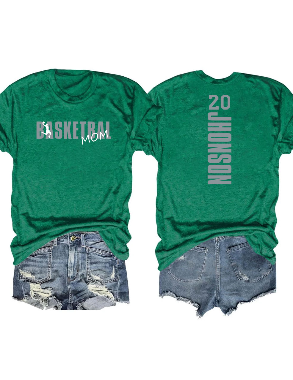 Custom Basketball Mom T-shirt