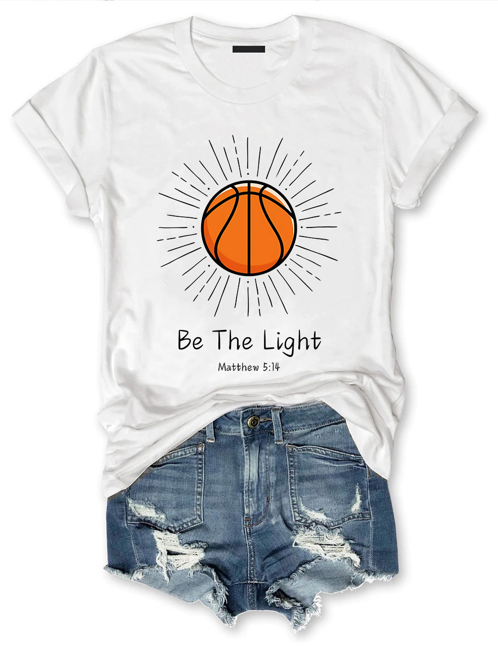 Be The Light Basketball T-shirt