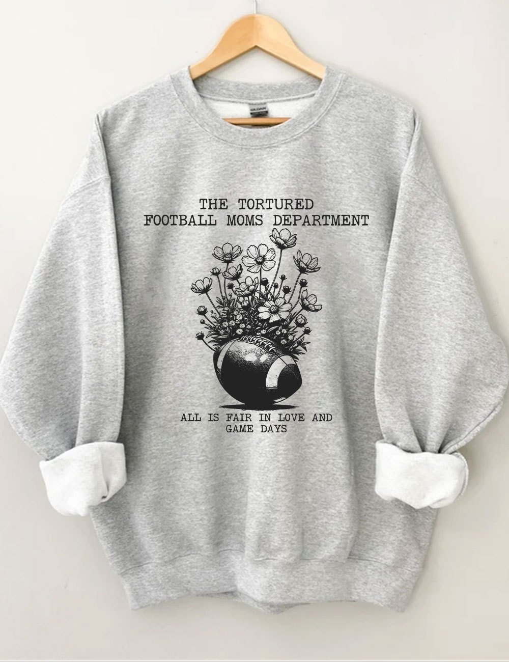 Tortured Football Moms Department Sweatshirt