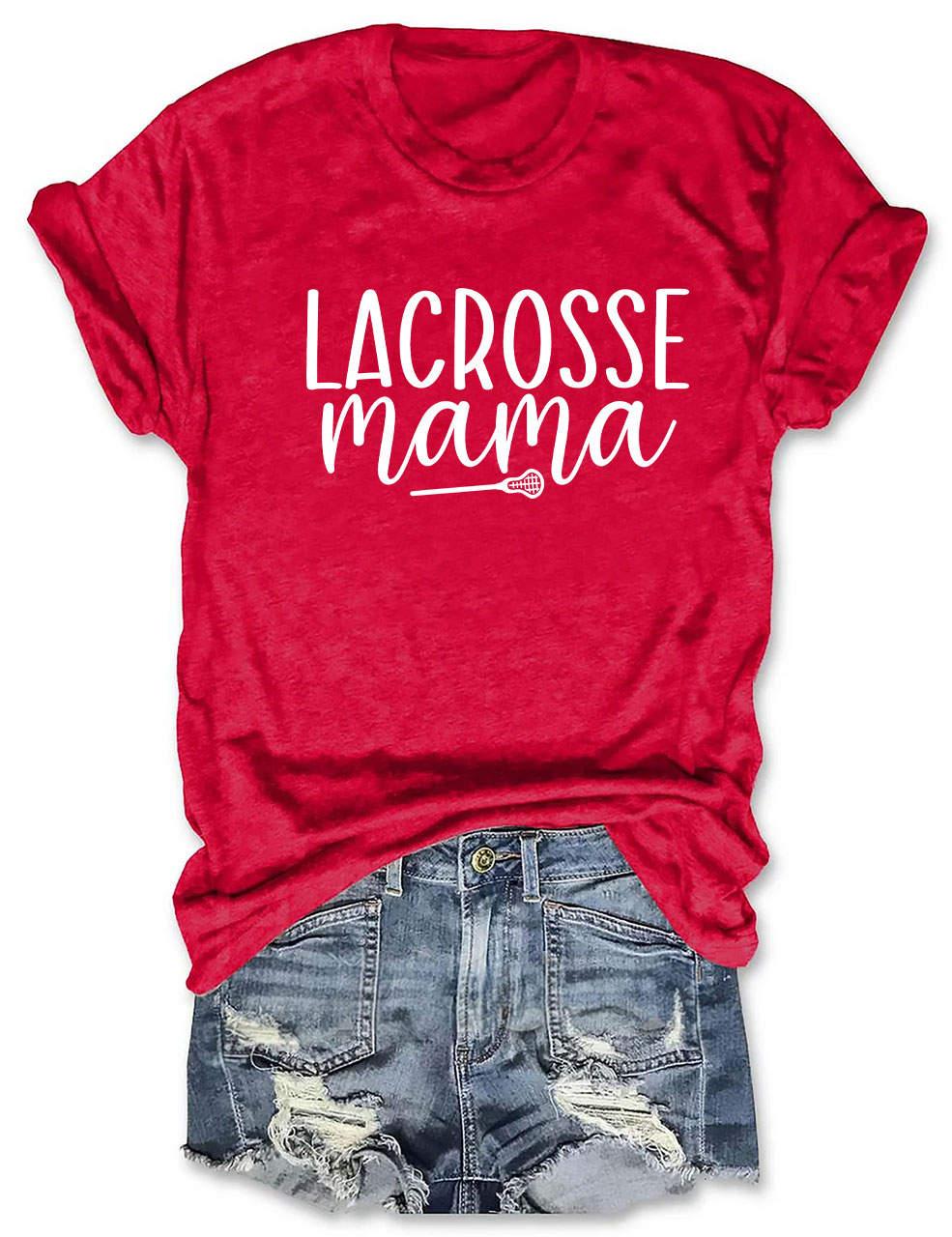Lacrosse Mama Funny T-shirt