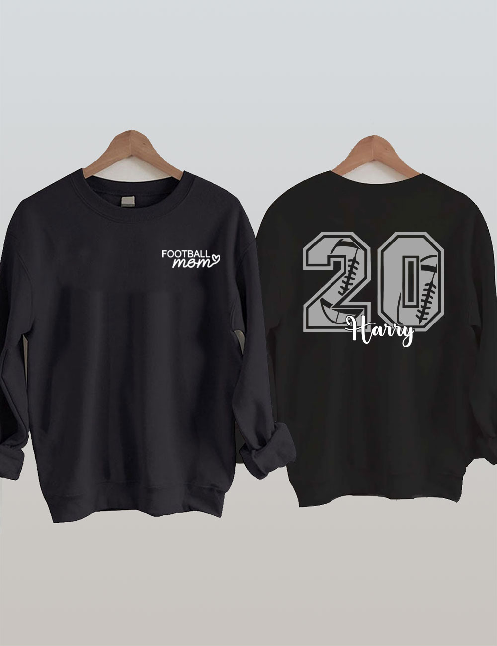 Customized Football Mom Sweatshirt