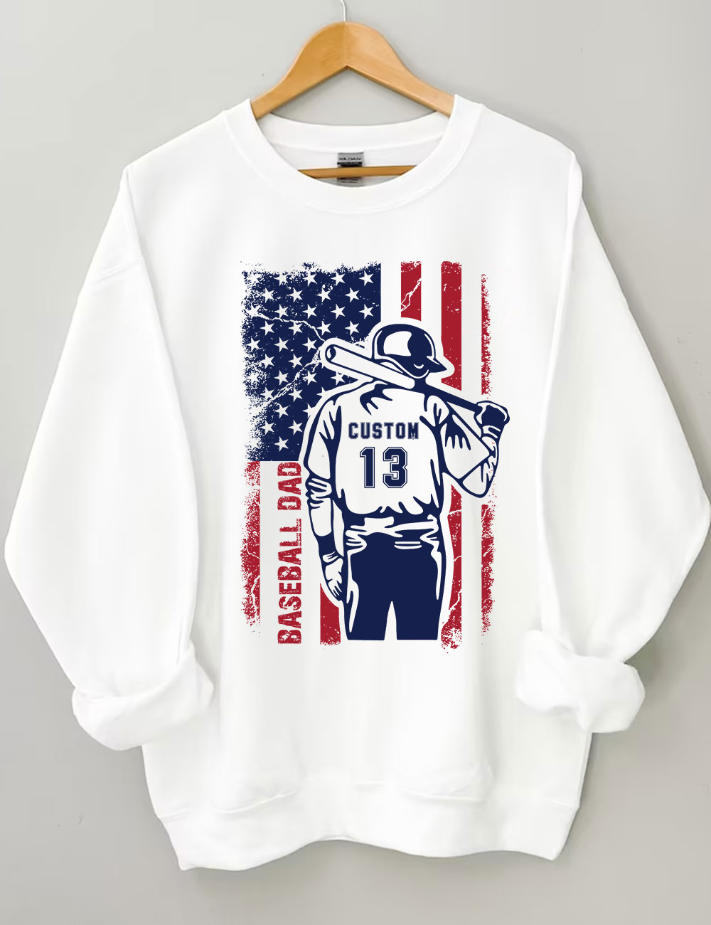 Custom Baseball Dad Sweatshirt