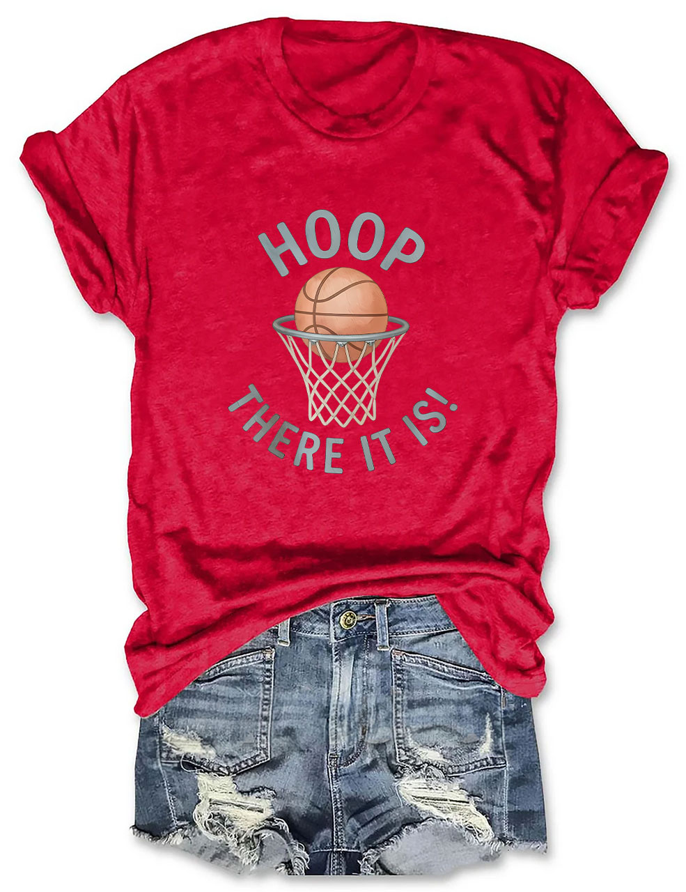 Hoop There It Is Basketball T-Shirt