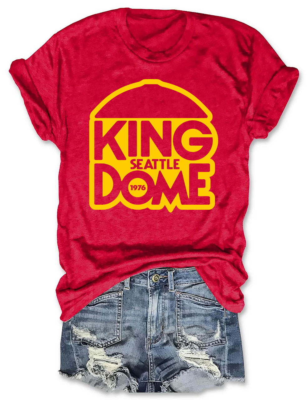 The Kingdome 1976 Baseball T-shirt