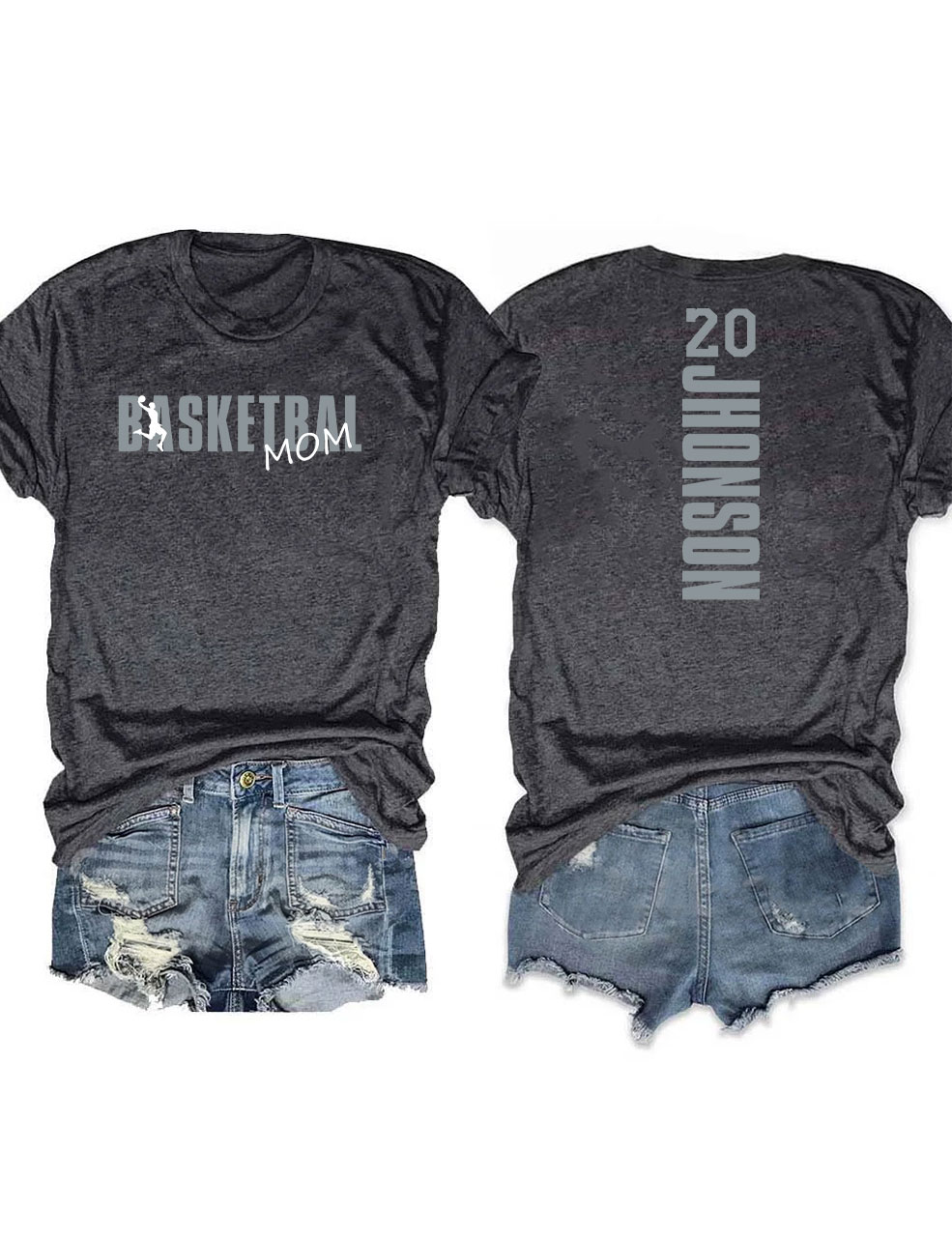 Custom Basketball Mom T-shirt