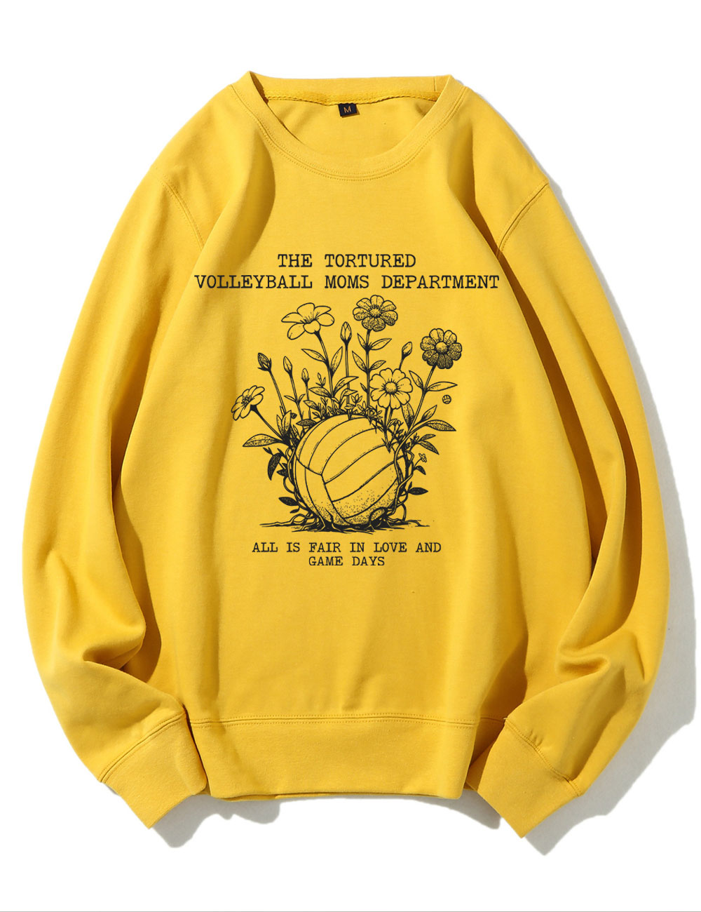 Tortured Volleyball Moms Department Sweatshirt