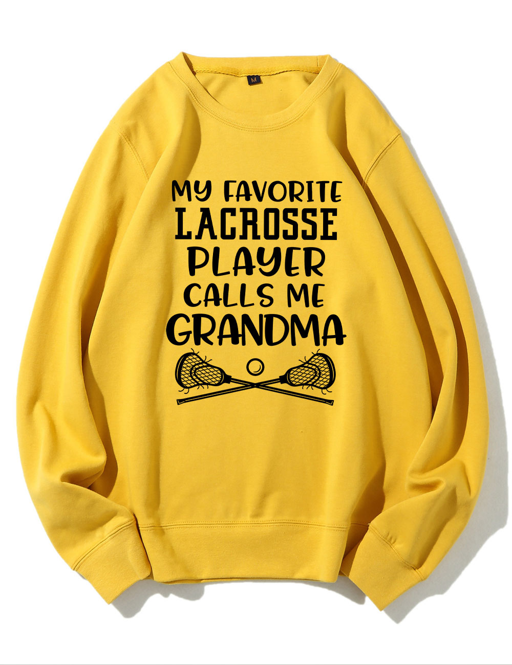 My Favorite Lacrosse Player Calls Me Grandma Grandsons Sweatshirt