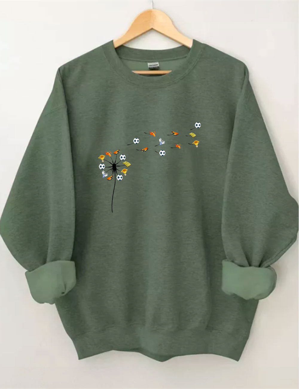 Soccer Dandelion Funny Sweatshirt