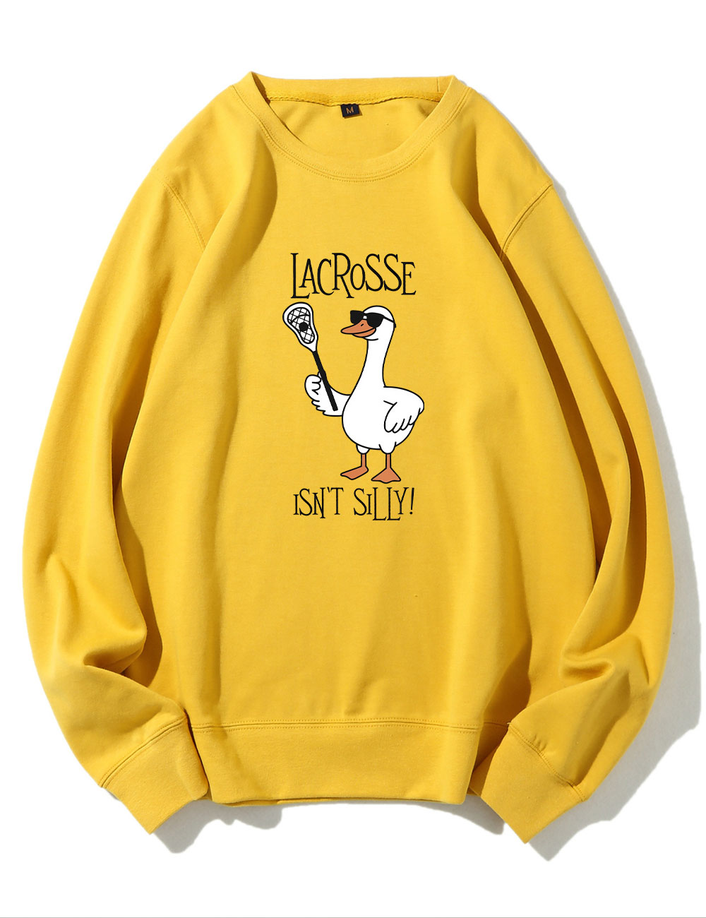 Isn't Silly Cute Lacrosse Funny Sweatshirt