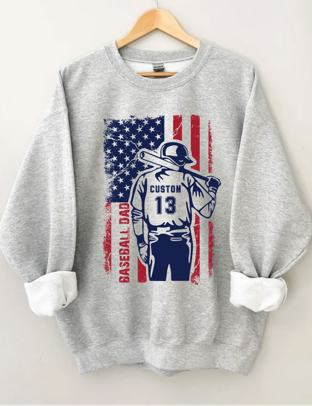 Custom Baseball Dad Sweatshirt