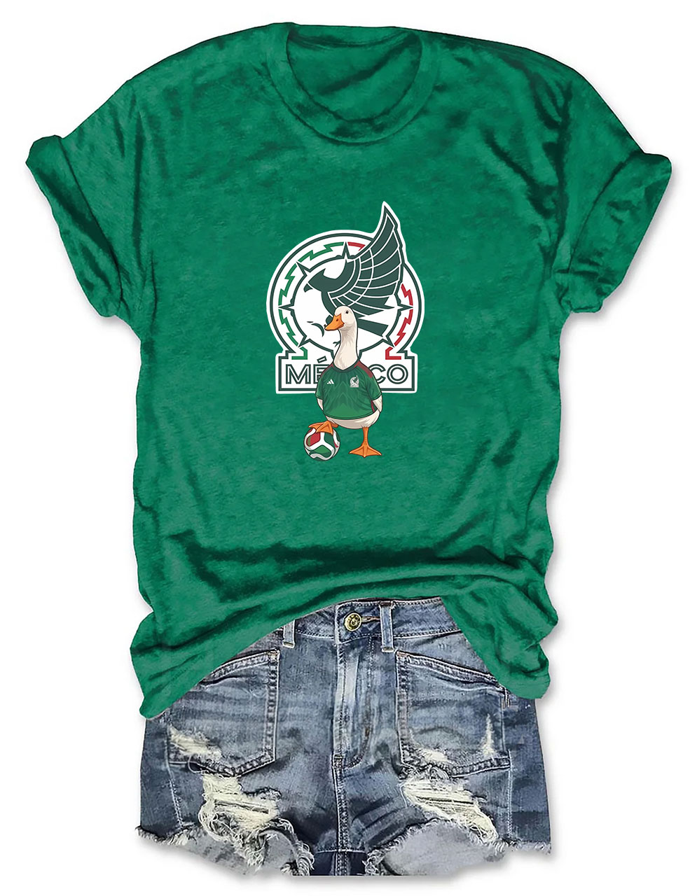 Mexico Soccer World Cup Merlin The Duck T-Shirt